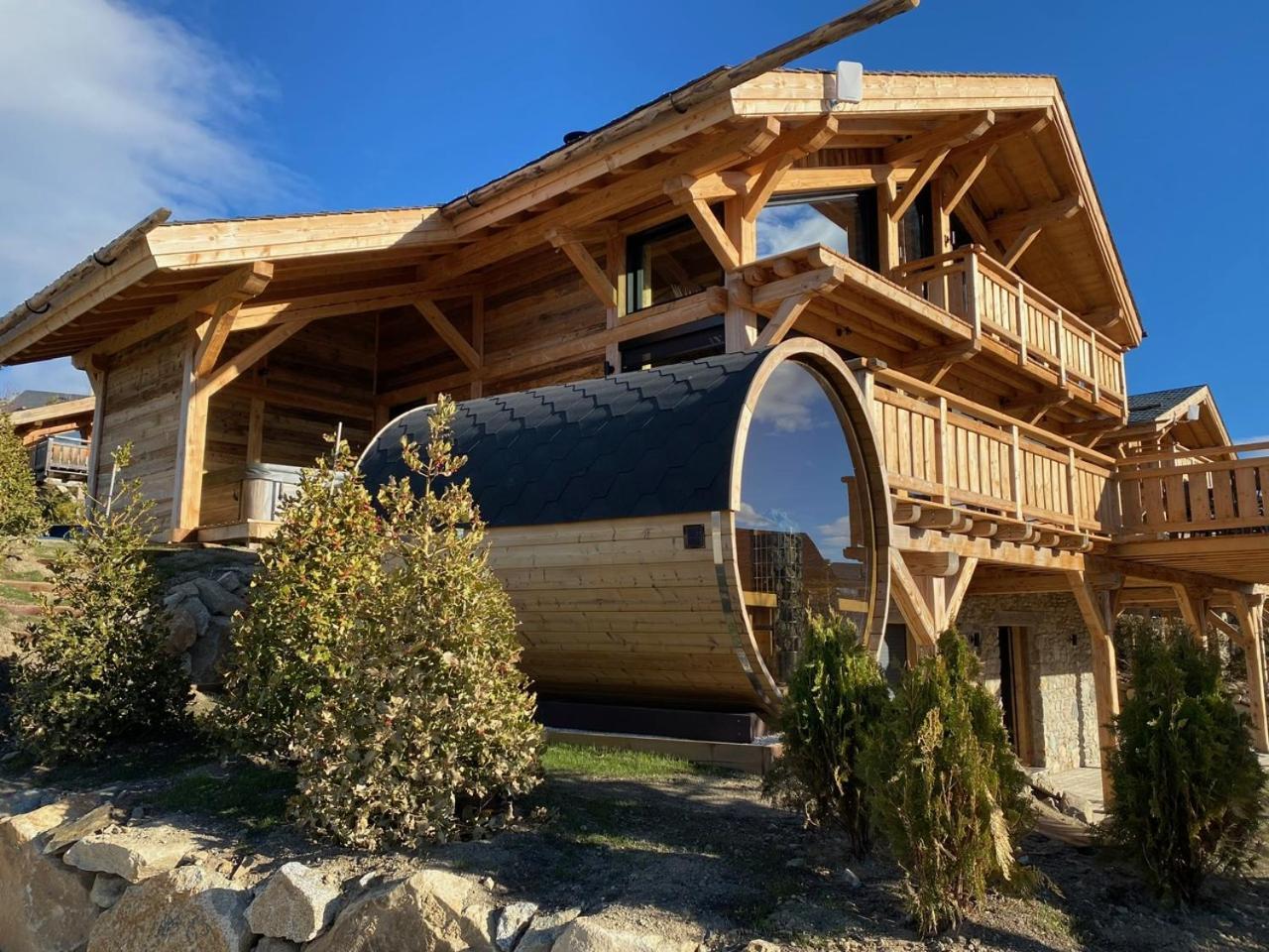 Chalet Aguila - Jacuzzi Et Sauna Panoramique - Construit En 2023 Bolquere Exterior photo